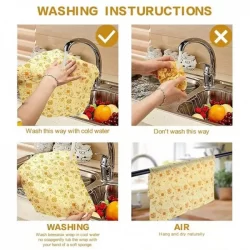Pack of 3 Zero Waste Beeswax Food Wraps