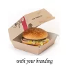 Kraft Burger Box (5x4.5x3 inches) - Image 4