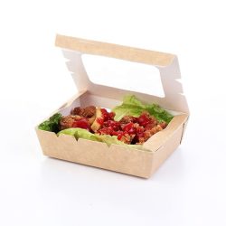 Kraft Salad Box (7.5x4.5x2.7 inches)