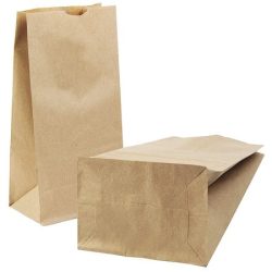 Kraft Paper Bags for Food 14x9x4.5 inches