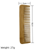 Double head bamboo comb
