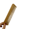 Double tooth bamboo comb