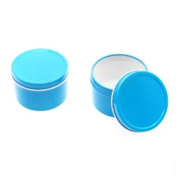 Blue Rounded Tin Boxes (1000 ml)
