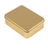 Plain Gold Straight Tin Boxes (500 ml)