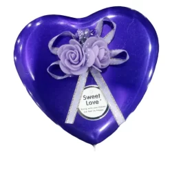 Heart Shaped Tin Boxes For Gift (250 ml)