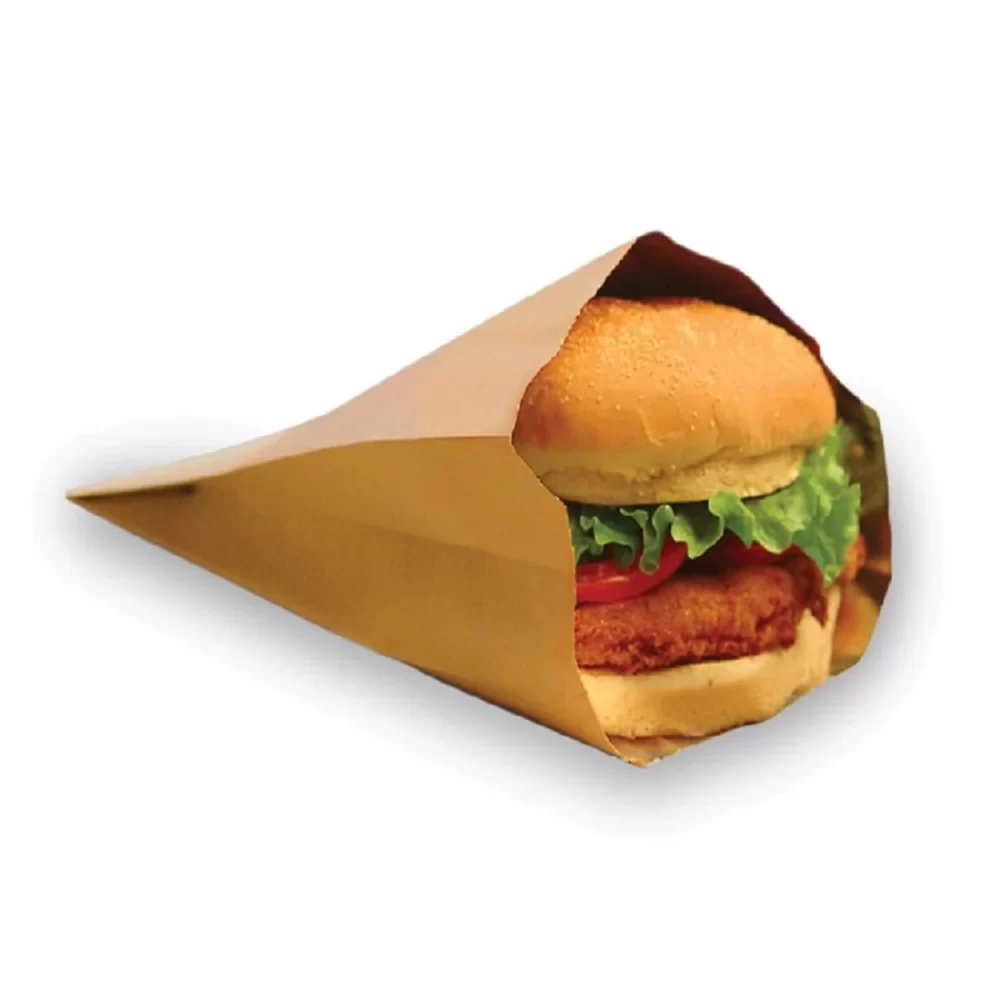 Brown Kraft Paper Burger Bag