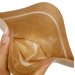 Transparent And Back Kraft Standup Pouch