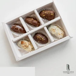6 Chocolate Box with Transparent Lid in Pakistan