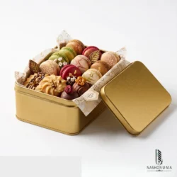 Square Golden Tin Boxes in Pakistan