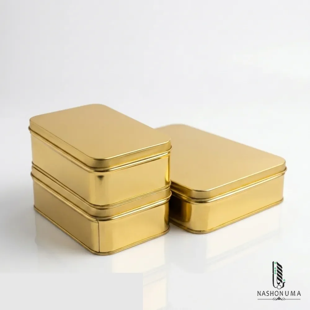 Square Golden Tin Boxes in Pakistan