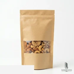 Kraft Standup Pouch 9×14 cm (Brown) in Pakistan