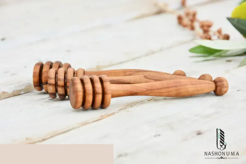 Premium 4-Inch Olive Wood Honey Dipper Drizzler Stick in Pakistan