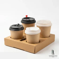 Kraft 4-Cup Drink Carrier — Takeaway Coffee Tray