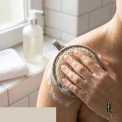 Natural Round bath loofah sponge in Pakistan