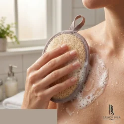 Natural Oval bath loofah sponge in Pakistan