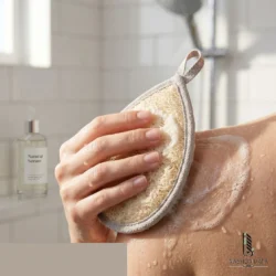 Natural Teardrop bath loofah sponge in Pakistan