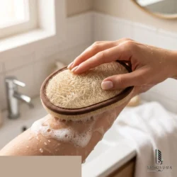Natural Pear bath loofah sponge in Pakistan
