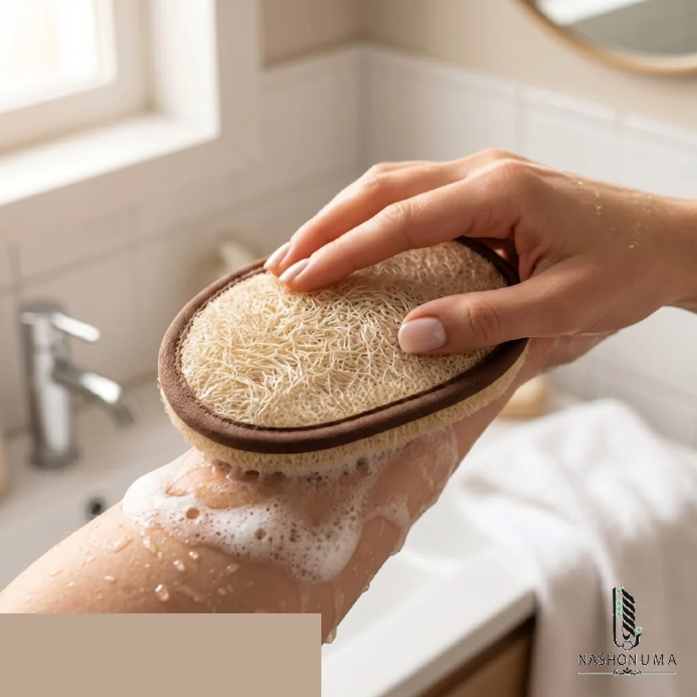 Natural Pear bath loofah sponge in Pakistan
