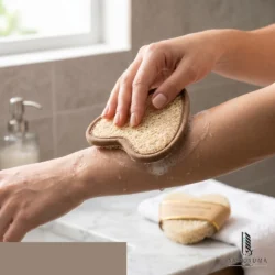 Natural heart bath loofah sponge in Pakistan