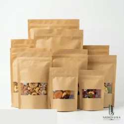 Kraft Standup Pouch 17×24 cm (Brown) in Pakistan