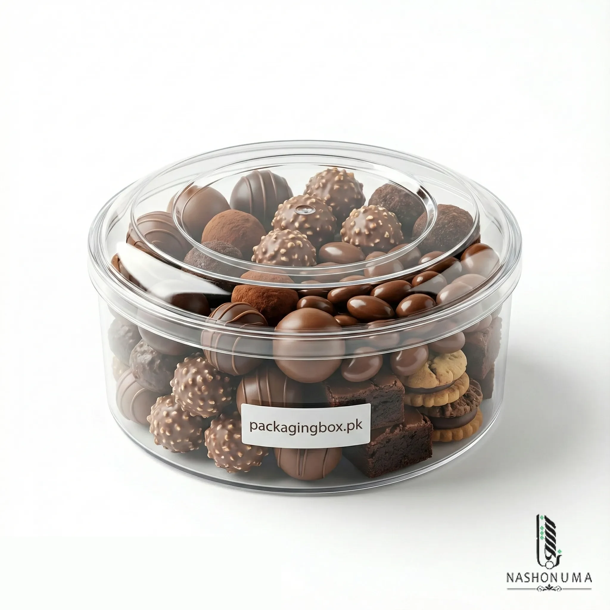 Crystal Bowl Round 1200gm in Pakistan