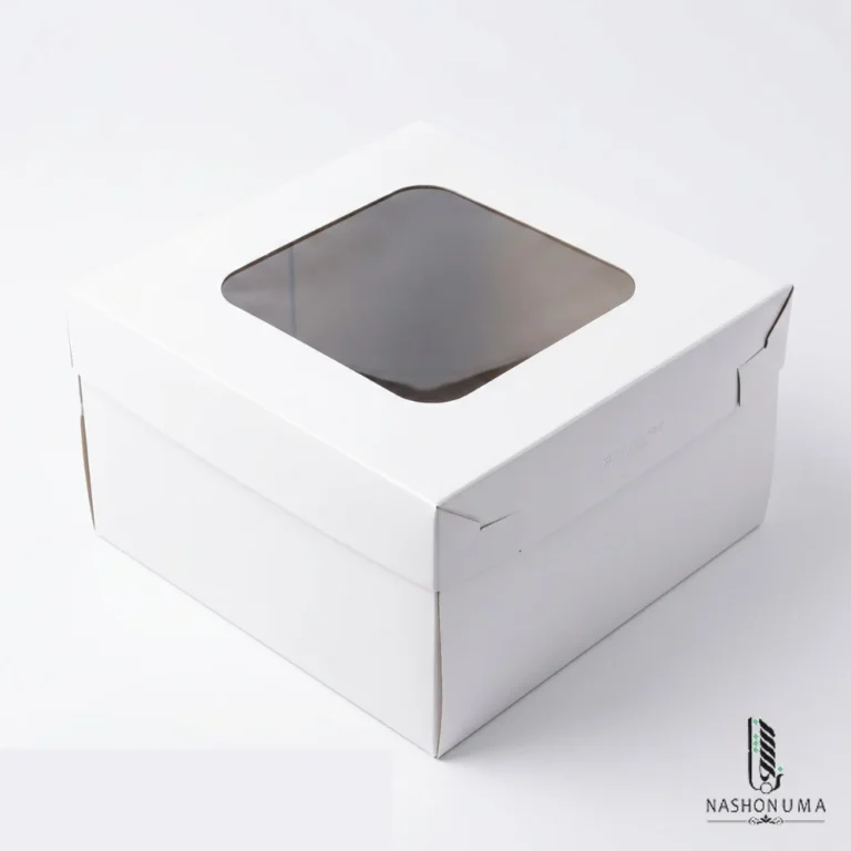 A sturdy kraft cake box in Pakistan by Nashonuma